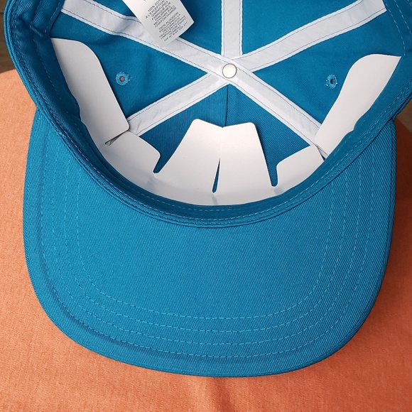 COACH FLAT BRIM HAT:NWT  SIGNATURE TWIST (C2451) TEAL - Picture 12 of 15